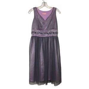 Coterie Dress Wedding, Evening, Cocktail Fit And Flare Sequin Size 4